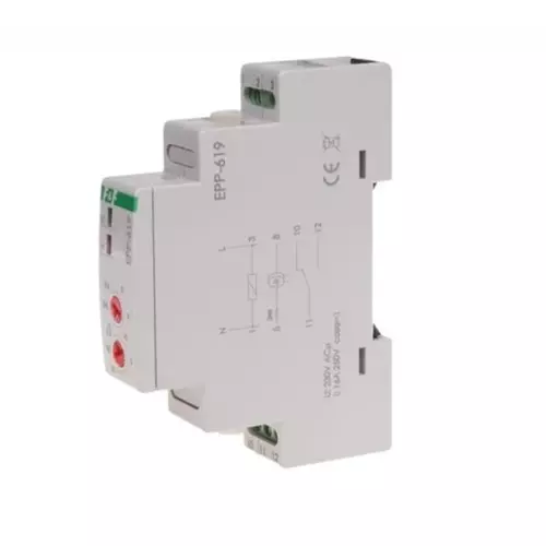 Przekaźnik kontroli prądu 1-fazowy 0,6- 1P 0,5-10sek | F&F | EPP | EPP-619 2