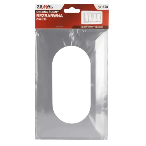 Osłona ściany podwójna bezbarwna OSX-220-BZB | ZAMEL | YNSTA | YNS10000036 2