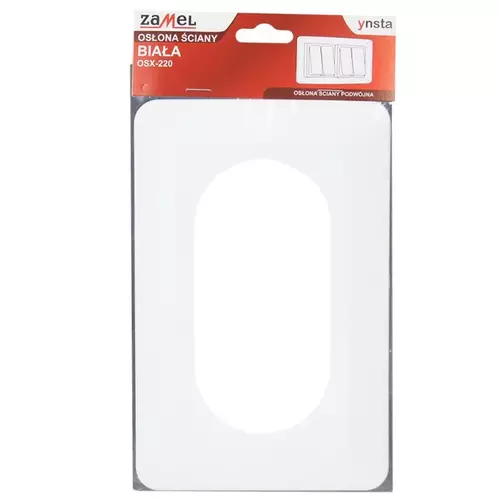 Osłona ściany podwójna biała OSX-220-BIA | ZAMEL | YNSTA | YNS10000034 2