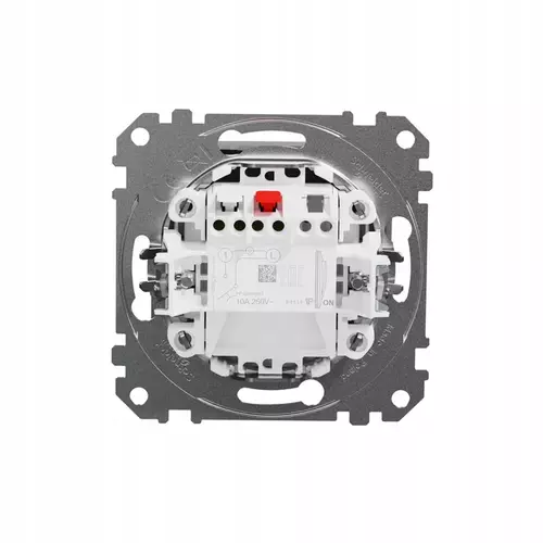 Przycisk "światło" srebrny IP20 Sedna Design Schneider Electric SDD113132 4