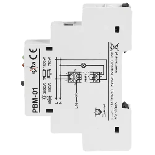 Przekaźnik impulsowy 16A 1Z PBM-01 | ZAMEL | EXTA | EXT10000061 250V AC 3