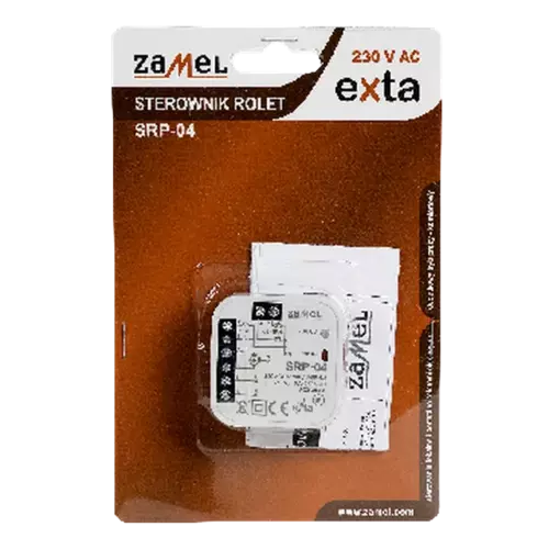 Sterownik rolet dopuszkowy przewodowy 10A 230V 350W SRP-04 | EXT10000225 5
