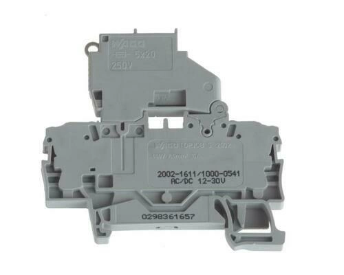 Złączki szynowe z bezpiecznikiem