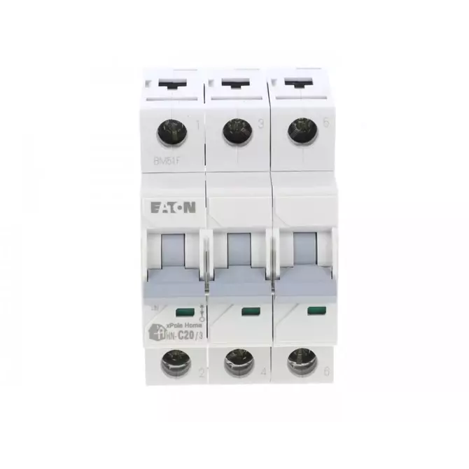 Wyłącznik nadprądowy 3P C 20A 6kA AC xPole Home | EATON | HN | 194892 1
