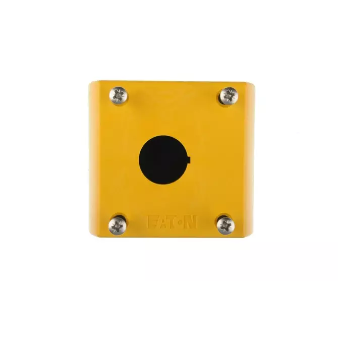 Obudowa kasety 1-otworowa 22mm żółta IP67 M22-IY1 | EATON | 216536 1