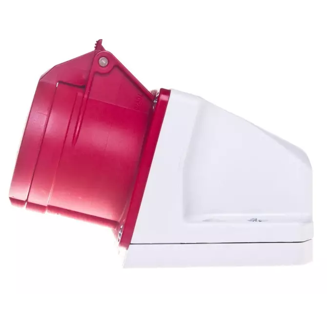 Gniazdo 16A 4P 400V czerwone IP44 /mała obudowa/ | PCE | 114-6k 1