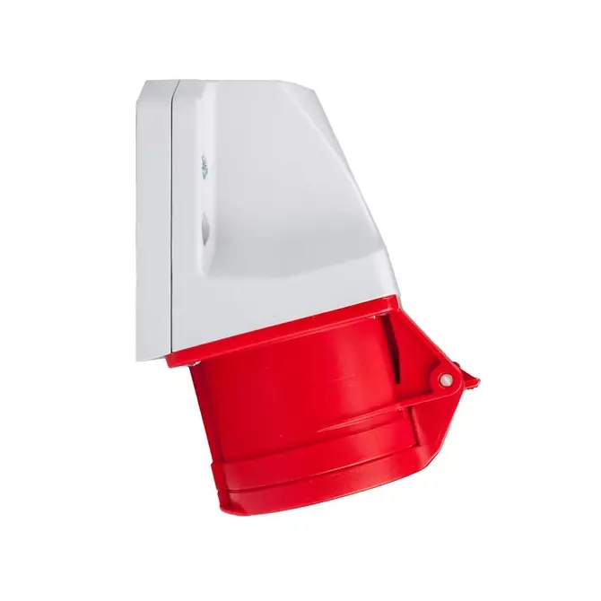 Gniazdo 16A 5P 400V czerwone IP44 /mała obudowa/ | PCE | 115-6k 1