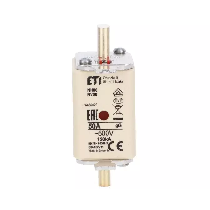 Wkładka bezpiecznikowa KOMBI NH00 gG 50A/500V /3szt./ | 004182211 1