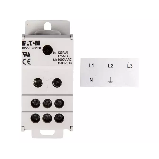 Blok listew rozdzielczych 1-biegunowy 160A BPZ-KB-6/160 | EATON | 289970 1