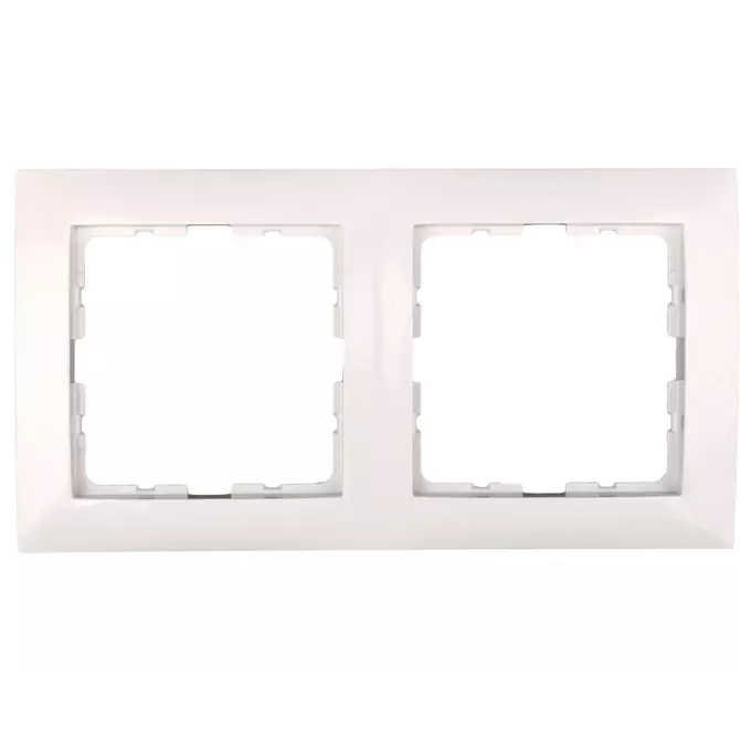 Ramka podwójna kremowa | HAGER POLO | Berker B.Kwadrat | 5310128982 1