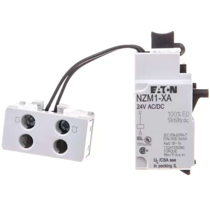 Wyzwalacz wzrostowy 24V 12-/DC NZM1-XA24AC/DC | EATON | 259708 24V AC 1