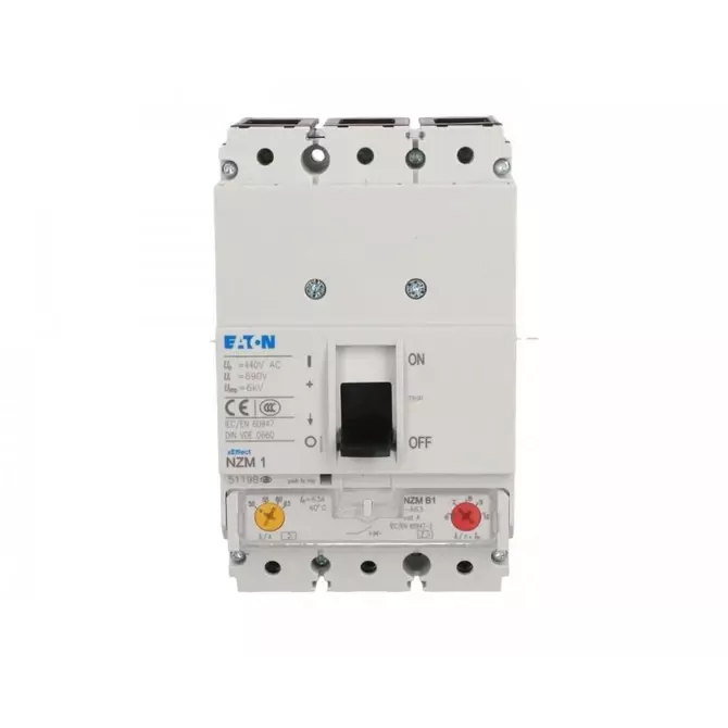 Wyłącznik mocy 3P 63A 25kA NZMB1-A63 | EATON | LZM, NZM, LN, N, PN | 259077 1