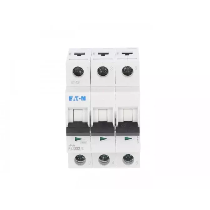 Wyłącznik nadprądowy 3P D 32A 6kA AC | EATON | PL6 | 286616 1