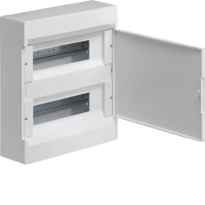 Cosmos Rozdzielnica 2x12M n/t IP40, drzwi pełne | HAGER POLO | VD212PP 1