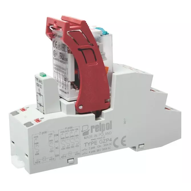 Przekaźnik Interfejsowy Push-in PIR4-024DC-M41G-PS-2014 | RELPOL | 864842 1