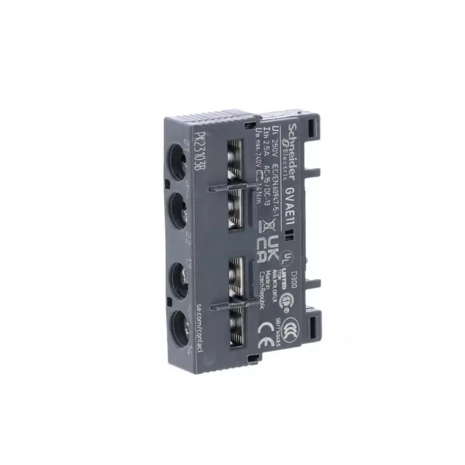 Styk pomocniczy 1NC 1NO montaż czołowy | Schneider | TeSys Deca | GVAE11 1