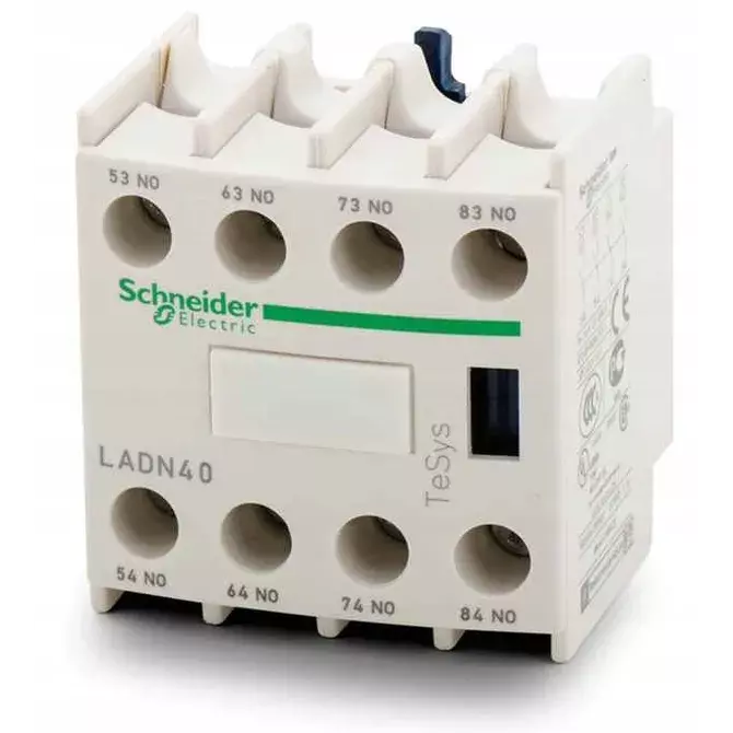BLOK ZESTYKÓW BEZZWŁOCZNYCH 4NO LC1 Schneider LADN40 1