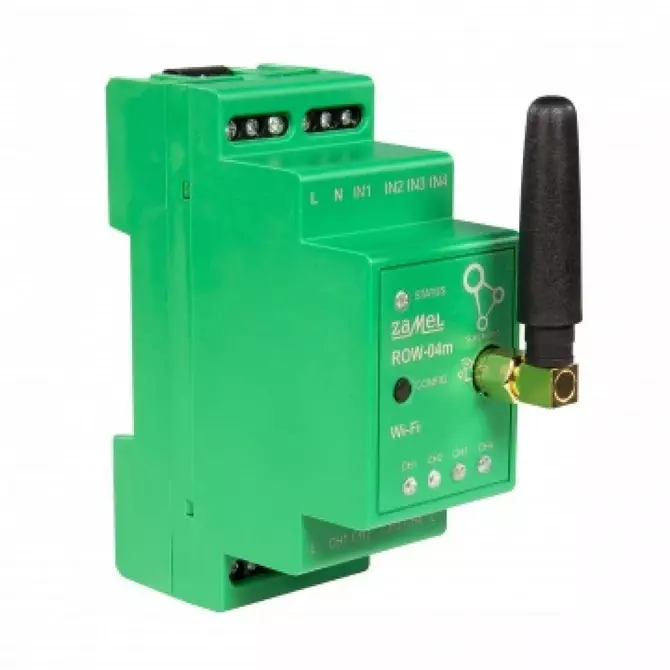 Odbiornk Wi-Fi modułowy 4-kanałowy ROW-04M | ZAMEL | SUPLA | SPL10000017 1