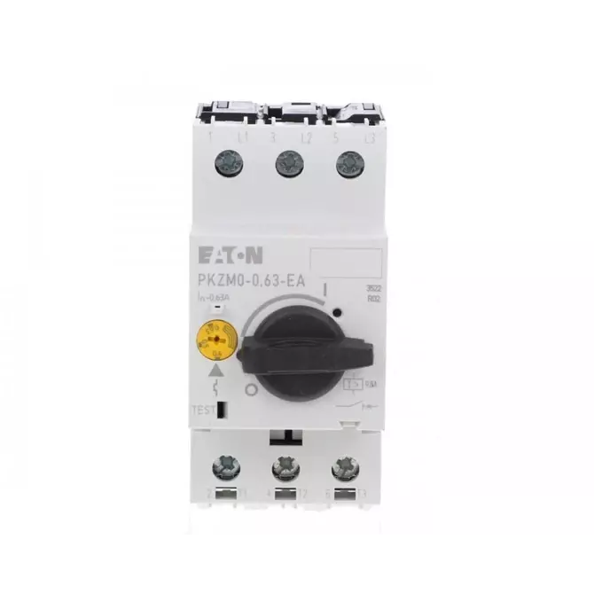 Wyłącznik silnikowy 3P 0,12kW 0,4-0,63A | EATON | PKZM0 | 189897 1