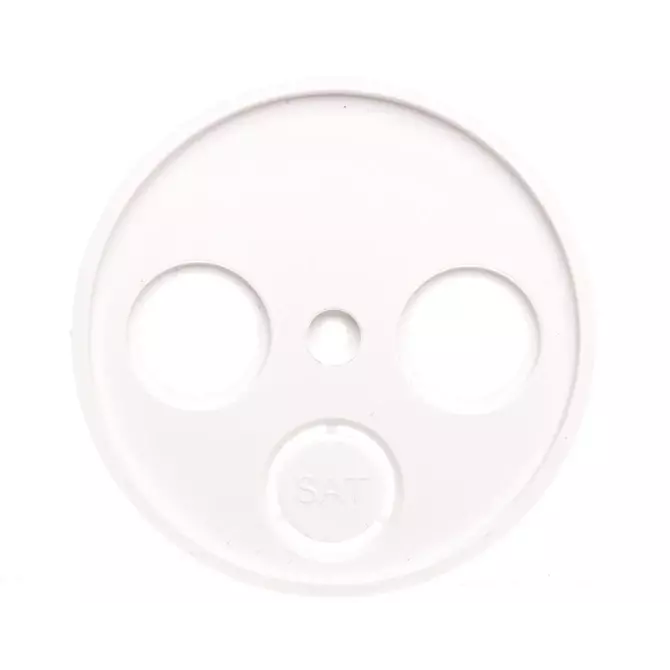 Element centralny do gniazda antenowego 2- 3-wyjściowego biała | 12032089 1