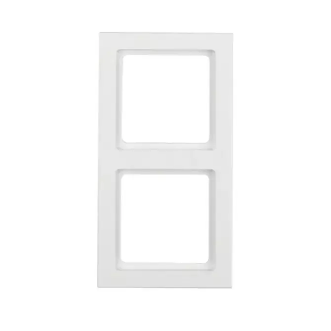 Q.3 Ramka biała, 2-krotna aksamit Berker 10126099 1