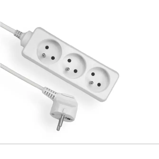 Przedłużacz ECONOMIC 3-gniazda z/u 2m /H05VV-F 3x1/ | EPS-302 1