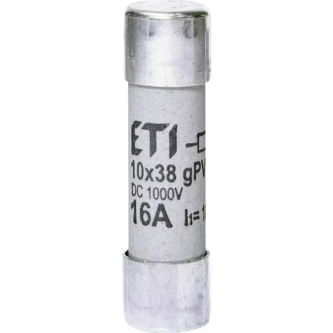 Wkładka topikowa cylindryczna CH10x38 gPV 16A 1000V UL ETI Polam 002625107 1