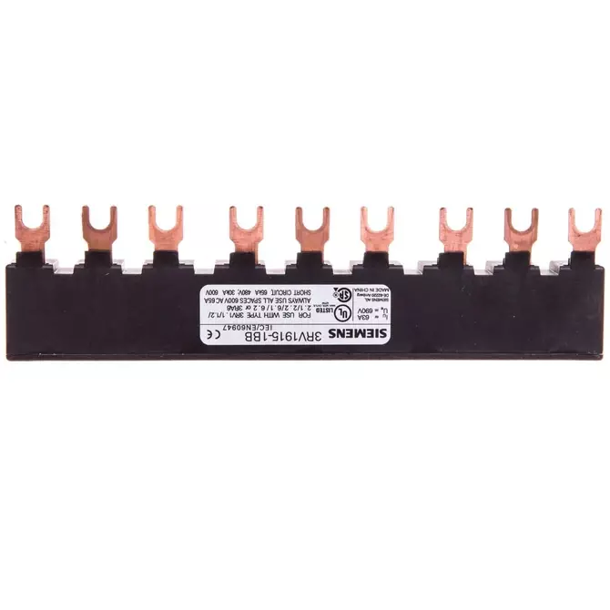 Szyna łączeniowa 3P widełkowa do 3 wyłączników | SIEMENS | 3RV1915-1BB 1