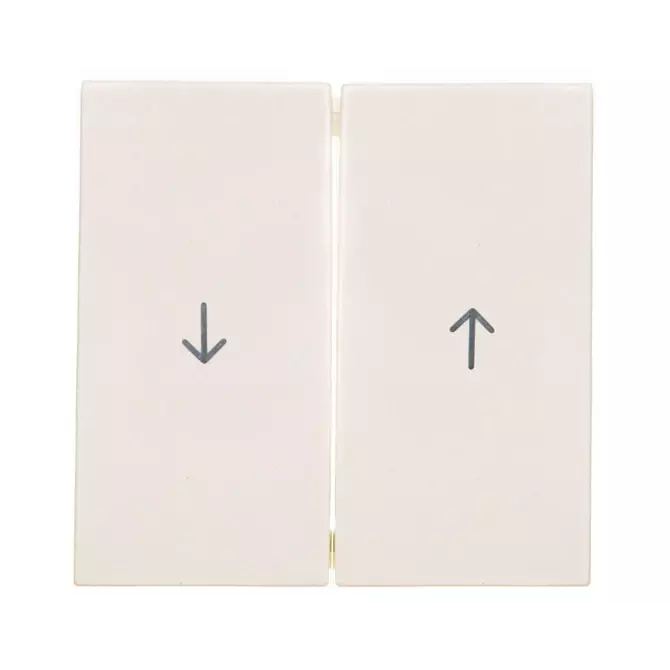 Klawisz podwójny symbol /strzałka/ kremowy | HAGER POLO | 5316258992 1