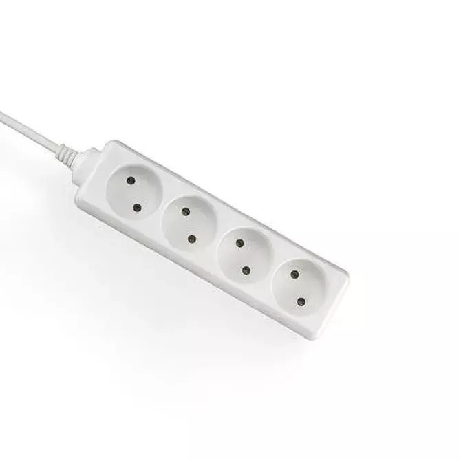 Przedłużacz 4 gniazda 1,5m bez uziemienia Elgotech EPS-41,5 1