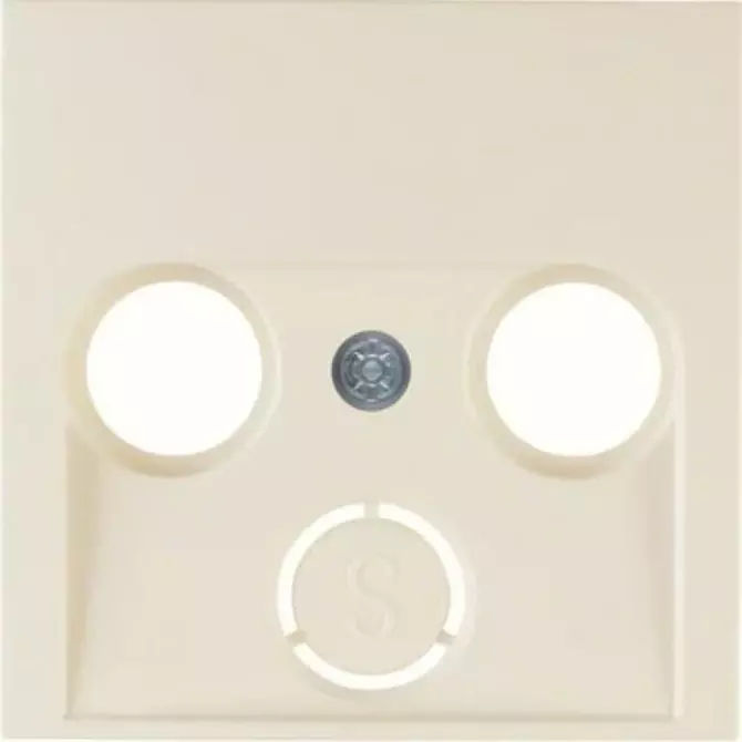 Płytka czołowa do gniazda antenowego 2- i 3-wyjściowego połysk | 5312038982 1