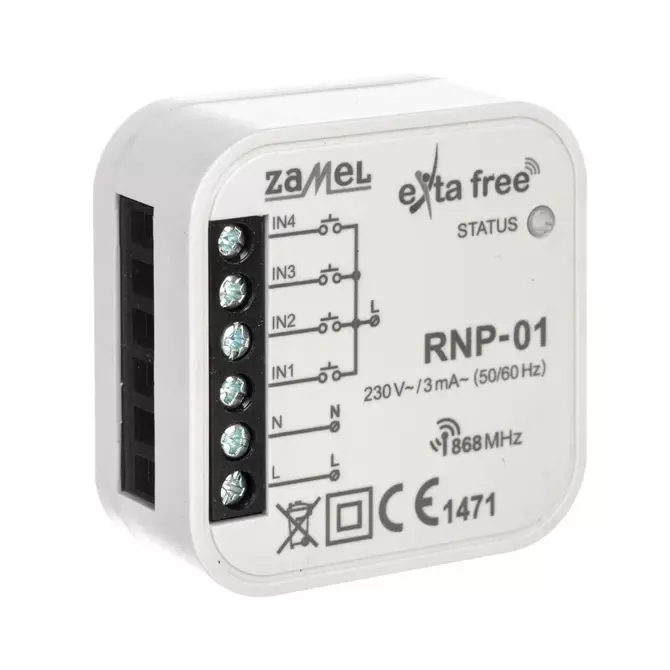 Nadajnik radiowy dopuszkowy RNP-01 | ZAMEL | EXTA FREE | EXF10000034 1