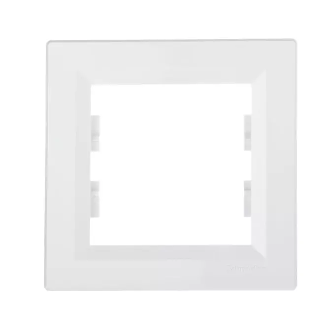 Ramka pojedyncza biała | Schneider | Asfora | EPH5800121 1