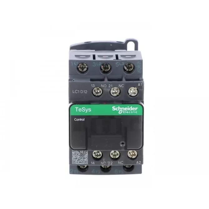 Stycznik mocy 12A 3P 1Z 1R | Schneider | TeSys Deca | LC1D12B7 24V AC 1