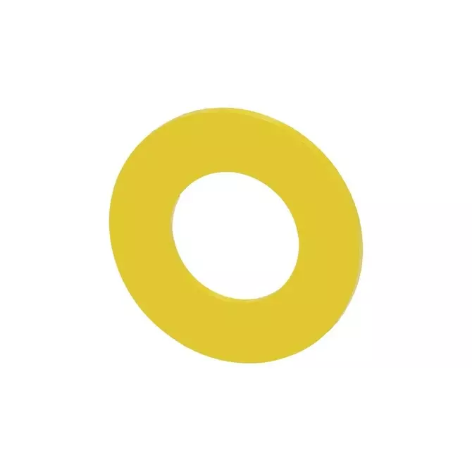 Etykieta podkładkowa żółta 45mm do otworu 22mm grubość | 3SU1900-0BA31-0AA0 1