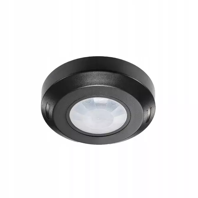 Czujnik ruchu sufitowy okrągły 360° FI76 czarny V-TAC VT-8091 6607 1