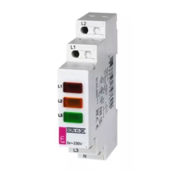 Lampka modułowa 3f trzy kolory SON H-3K | ETI-POLAM | 002471553 1