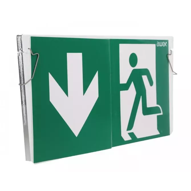 Plexa M + sprzężyny mocujące +piktogram | EXIT | ETE/PLX/PU31/41 1