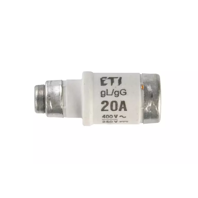 Wkładka bezpiecznikowa D02 20A gG / E18 | ETI-POLAM | 002212001 400V AC 1