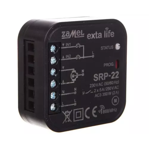 RADIOWY STEROWNIK ROLET DOPUSZKOWY DWUKIERUNKOWY TYP SRP-22 | EXL10000003 1