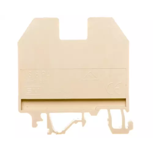 Złączka szynowa gwintowa 6mm2 beżowa VS 6 PA | ETI-POLAM | SM | 003901068 1