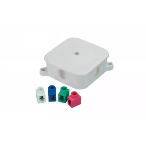 Puszka n/t hermetyczna P-2 72x72x28 4x2,5mm2 IP44 | PAWBOL | A.0017 1