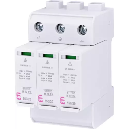 Ogranicznik przepięć PV Typ 2 C ETITEC M T2 PV 1100/20 Y | 002440515 1