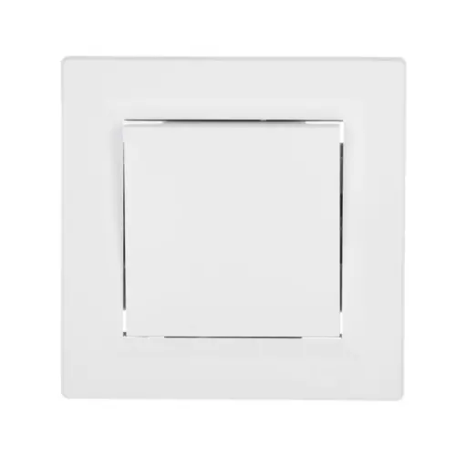 Łącznik krzyżowy biały z ramką | Schneider | Asfora | EPH0500121 1