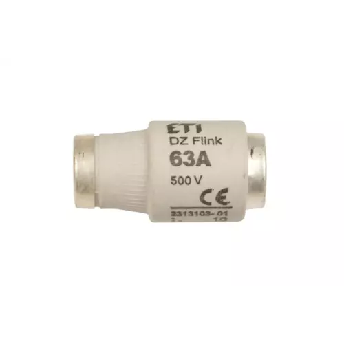 Wkładka bezpiecznikowa 63A DIII gF BiWts 500V E33 | ETI-POLAM | 002313103 1