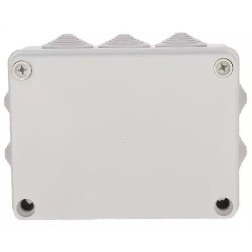 Puszka n/t hermetyczna 150x110x70 10 dławików IP55 szara | S-BOX 306 1
