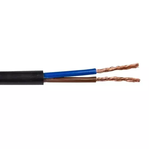 Przewód płaski 2x1,5 czarny 300/300V | ZAMEL | KAB10000375 1