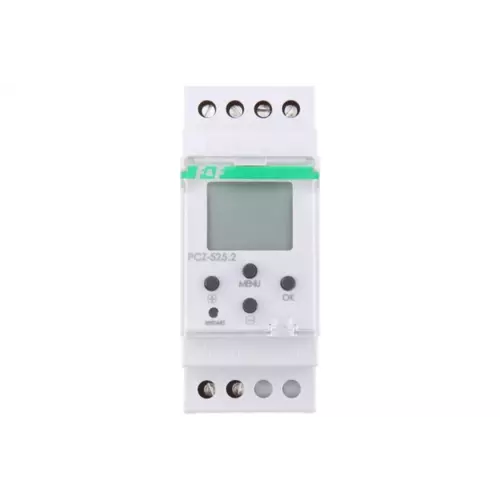 Zegar sterujący cyfrowy 16A astronomiczny jednokanałowy z nocną | PCZ-525.2 1