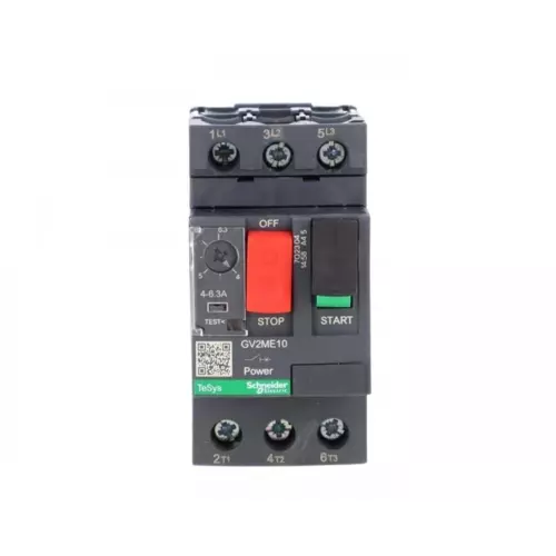 Wyłącznik silnikowy 3P 2,2kW 4-6,3A | Schneider | TeSys Deca | GV2ME10 1