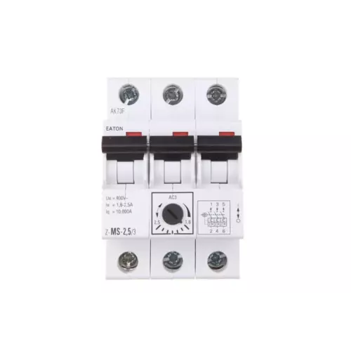 Wyłącznik silnikowy 3P 0,75kW 1,6-2,5A | EATON | Z-MS | 248408 1